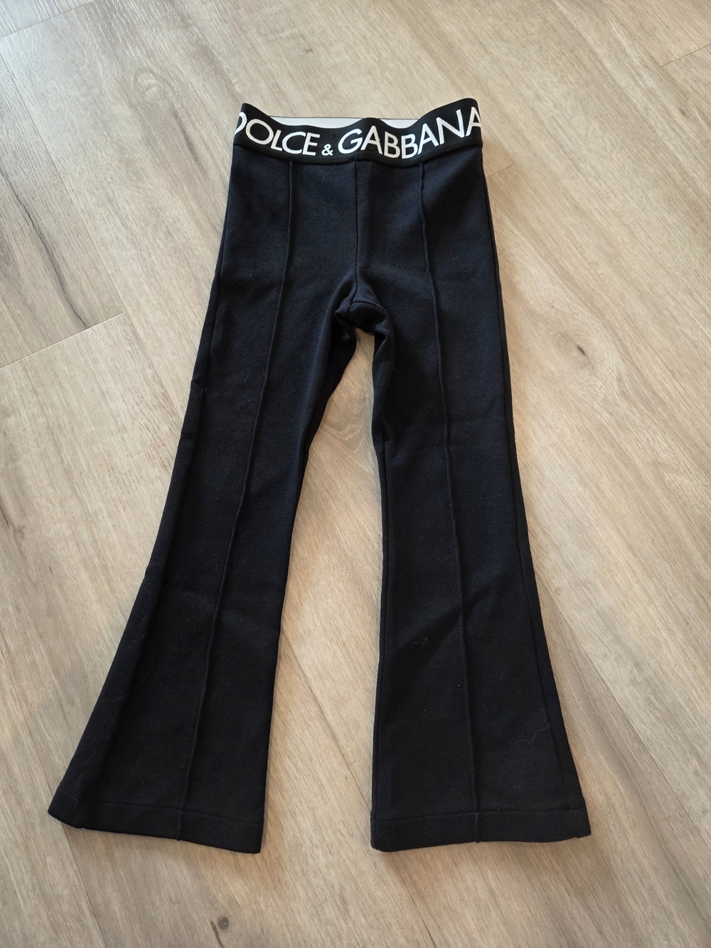 Dolce & Gabbana Kids Black Flared Leggings